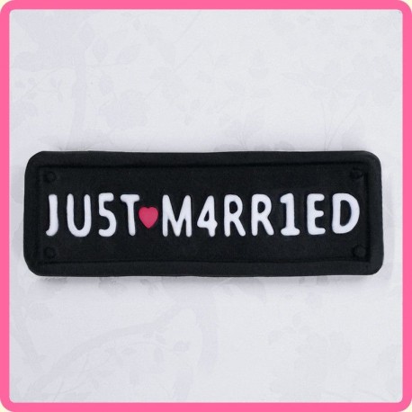 MOLDE PLACA JUST MARRIED KSD