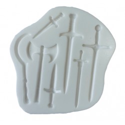 MOLDE 7 ESPADAS Y ARMAS