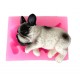 MOLDE PERRO DORMIDO 2D