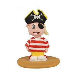 TOPPER PIRATA 3D 8 CM