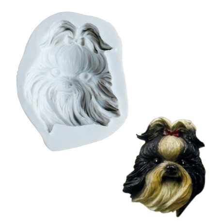 MOLDE PERRO SHIH TZU 2D