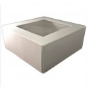 CAJA 24 CM BLANCA CON VENTANA