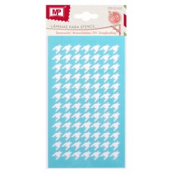 STENCIL PATA DE GALLO TEXTURA MP