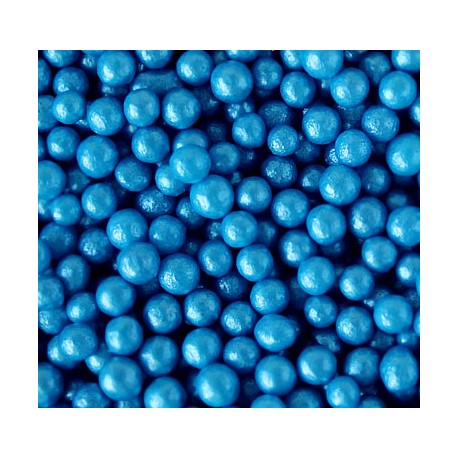 PERLAS AZUL ELECTRICO 6 MM BOTE