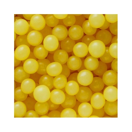 PERLAS AMARILLAS MATE 4 MM BOTE