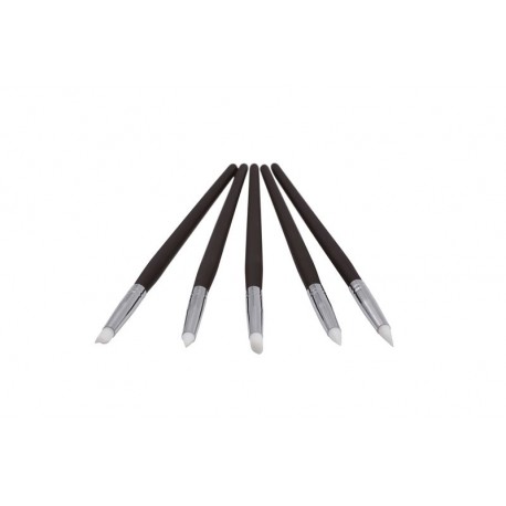 SET 5 PINCELES DE SILICONA PARA MODELAR SWK