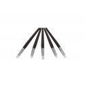 SET 5 PINCELES DE SILICONA PARA MODELAR SWK