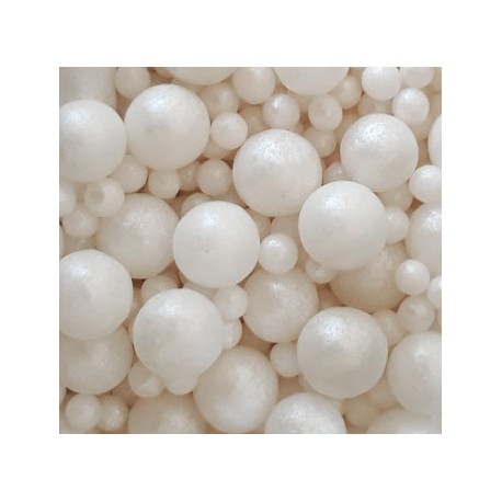 PERLAS BLANCAS MIX 1 MM 4 MM Y 7 MM BOTE