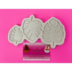 MOLDE 3 HOJAS TROPICALES