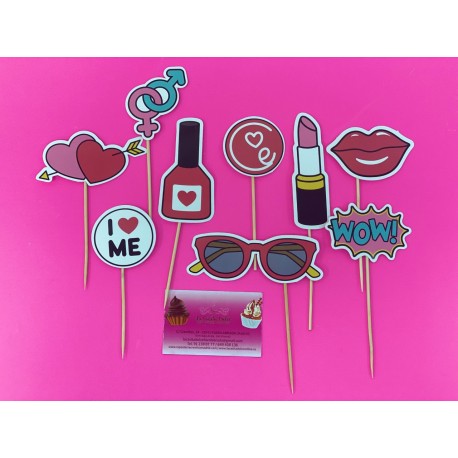 SET 9 TOPPER CHIC GIRL CARTON