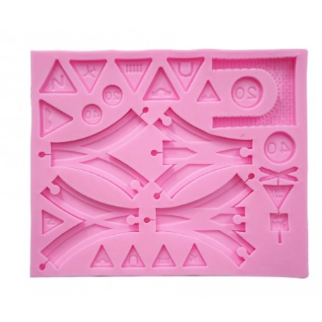 MOLDE SEÑALES DE TRAFICO Y CARRETERAS