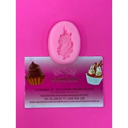 MOLDE CARA UNICORNIO PEQ