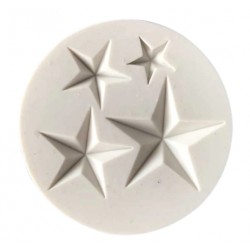 MOLDE 3 ESTRELLAS 3D