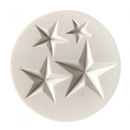 MOLDE 3 ESTRELLAS 3D