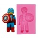 MOLDE CAPITAN AMERICA 2D