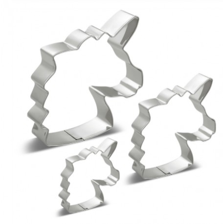 SET 3 CORTADORES UNICORNIO