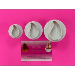 SET 3 CORTADORES HOJA CURVA CON EXPULSOR