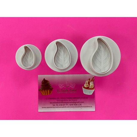 SET 3 CORTADORES HOJA CURVA CON EXPULSOR