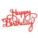 TOPPER HAPPY BIRTHDAY ROJO CARTON