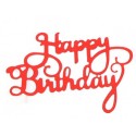 TOPPER HAPPY BIRTHDAY ROJO CARTON