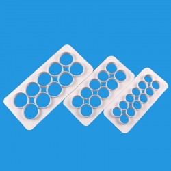 SET 3 CORTADORES Y MARCADORES GEOMETRICOS CIRCULOS