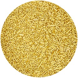 FIDEOS METALIZADOS ORO BRILLANTE BOTE