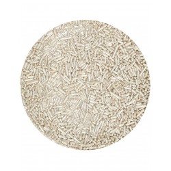 FIDEOS METALIZADOS PLATA BRILLANTE BOTE