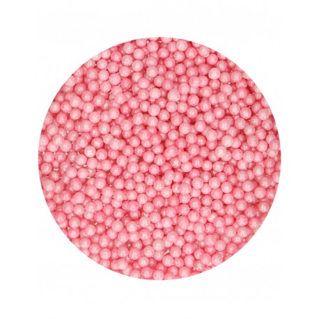 PERLAS ROSAS 4 MM BOTE