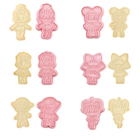 SET 6 CORTADORES CON MARCADOR LOL SURPRISE