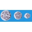 SET 3 CORTADORES COPOS DE NIEVE CARTOON