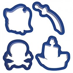 SET 4 CORTADORES PIRATA DC