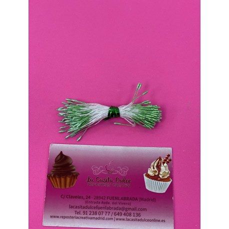 PISTILOS VERDE CLARO FINOS