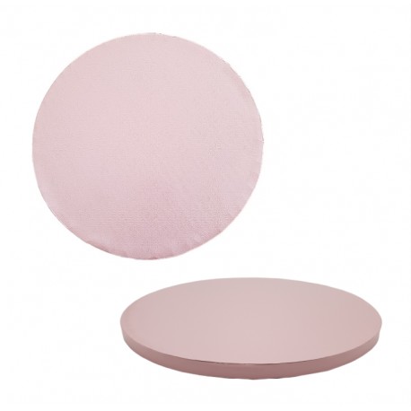 BASE REDONDA ROSA BEBE 25 CM