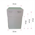 CAJA ALTURA REGULABLE 15 X 15 X 20 CM