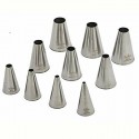 SET 10 BOQUILLAS REDONDAS DECORA