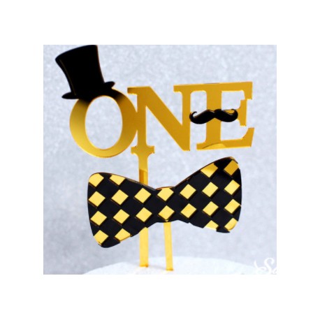 TOPPER ONE CON SOMBRERO Y BIGOTE