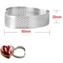 MOLDE ARO PERFORADO CORAZON 8 CM