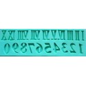 MOLDE NUMEROS Y NUMEROS ROMANOS