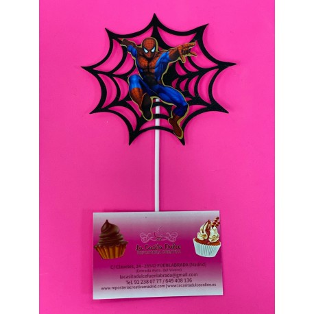 TOPPER SPIDERMAN NEGRO 1 CARTON