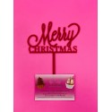 TOPPER MERRY CHRISTMAS ROJO