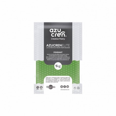 FONDANT VERDE 1 KG AZUCREN ELITE