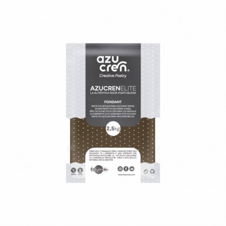 FONDANT MARRON 2.5 KG AZUCREN ELITE
