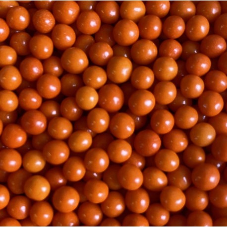SPRINKLES PERLAS NARANJAS 4 MM BOTE 30 GR