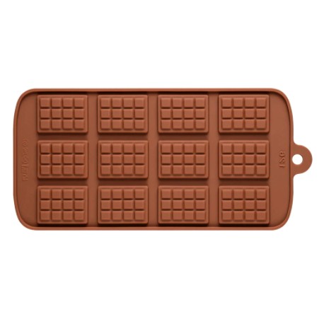 MOLDE SILICONA 12 MINI TABLETAS DE CHOCOLATE