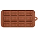 MOLDE SILICONA 12 MINI TABLETAS DE CHOCOLATE