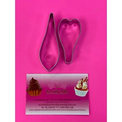 SET 2 CORTADORES HOJA Y PETALO LIRIO PERUANO