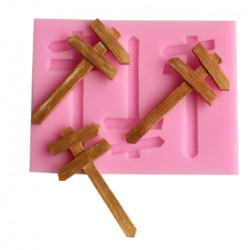 MOLDE SILICONA 3 CARTELES DE MADERA O VALLAS