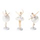 SET 3 FIGURAS PVC BAILARINAS DE BALLET