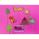 SET 7 TOPPER CARTON DINOSAURIOS ROAR
