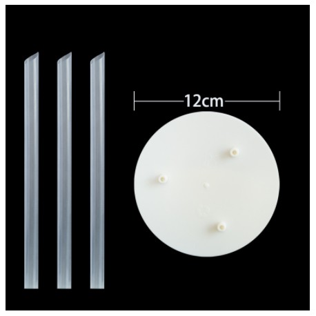 BASE ENTREPISOS REUTILIZABLE PVC 12 CM